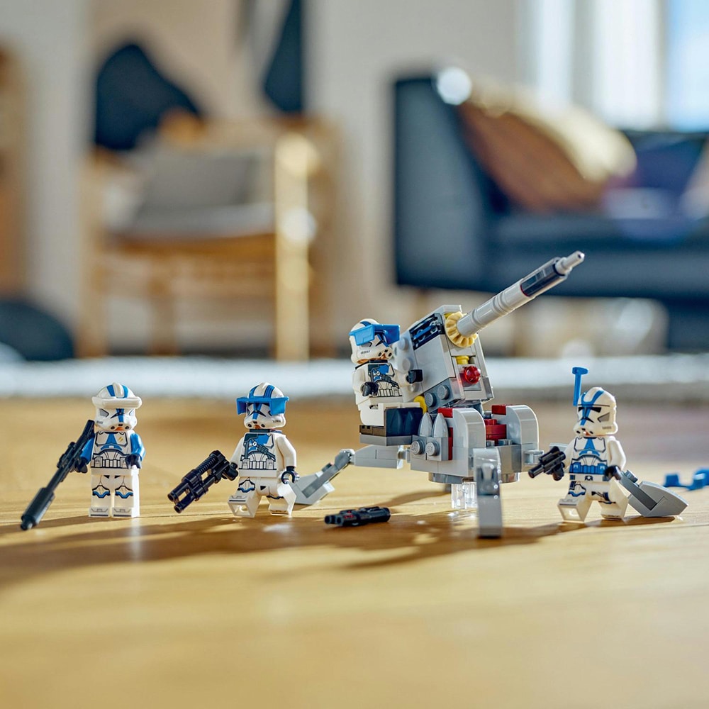 LEGO Star Wars: Pachet de lupta Clone Troopers divizia 501 75345, 6 ani+, 119 piese