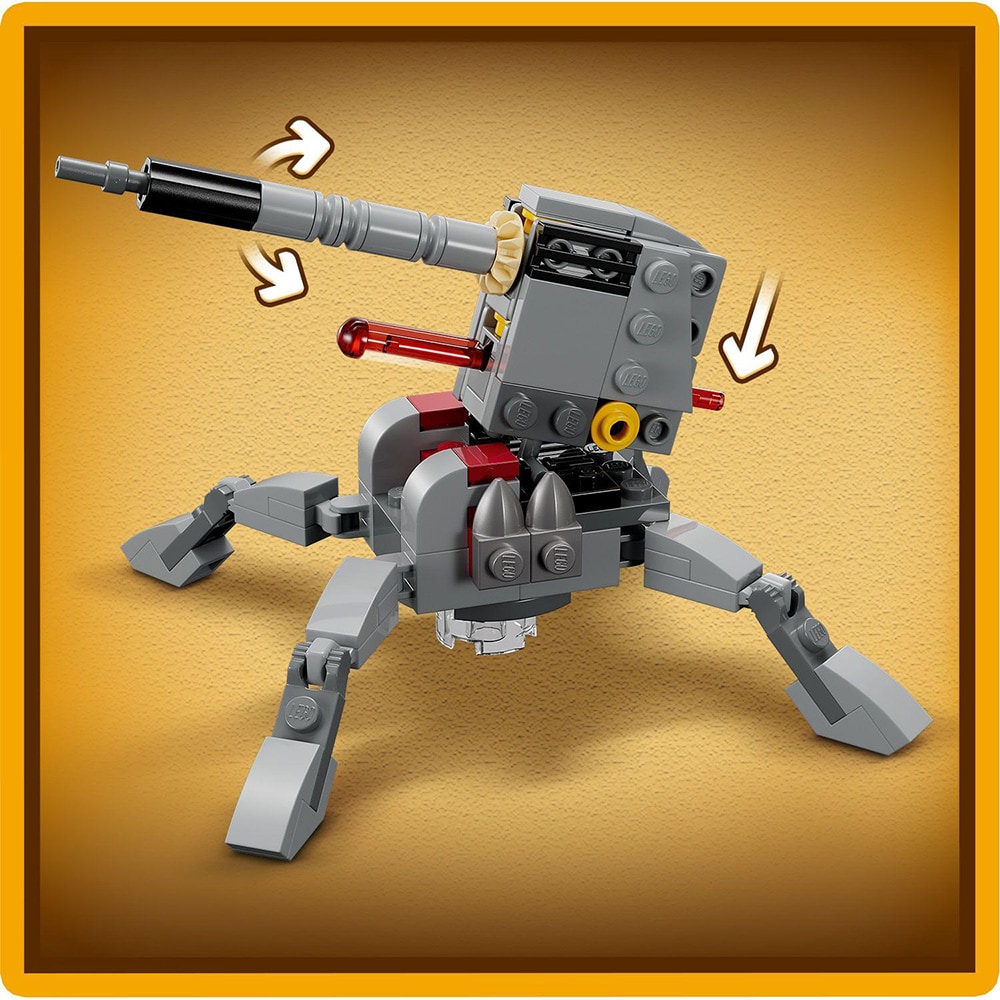 LEGO Star Wars: Pachet de lupta Clone Troopers divizia 501 75345, 6 ani+, 119 piese