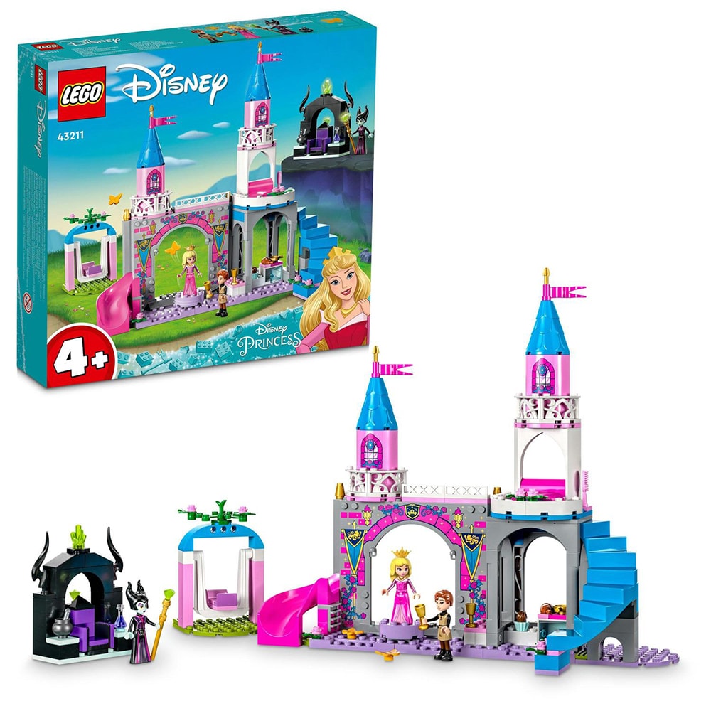 LEGO Disney Princess: Castelul Aurorei 43211, 4 ani+, 187 piese