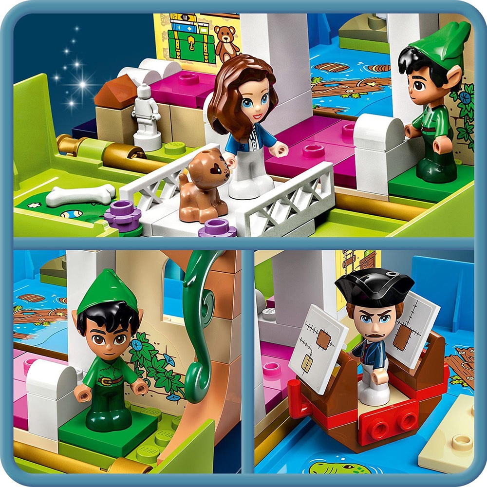 LEGO Disney: Aventura din cartea de povesti a lui Peter Pan si a lui Wendy 43220, 5 ani+, 111 piese