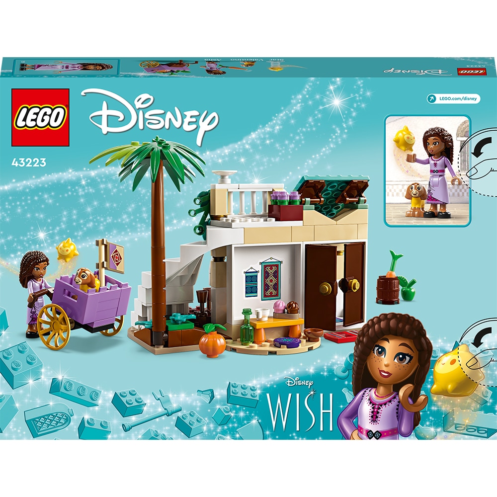 LEGO Disney Princess: Asha in orasul rozelor 43223, 6 ani+, 154 piese