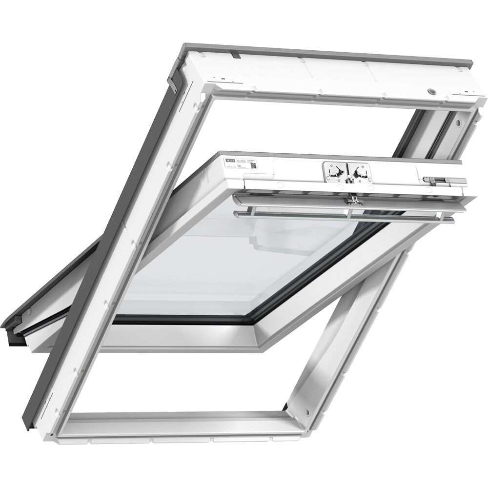 Fereastra mansarda VELUX Basic GLU MK08 0085Z, lemn, operare de sus, 78 x 140 cm, alb