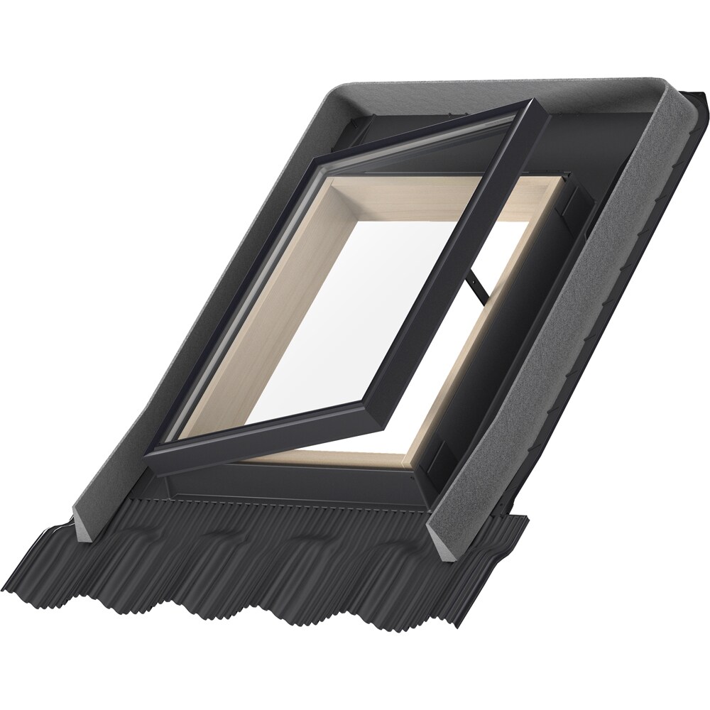 Luminator mansarda VELUX VLT 029 1000, lemn, 45 x 55 cm, gri antracit