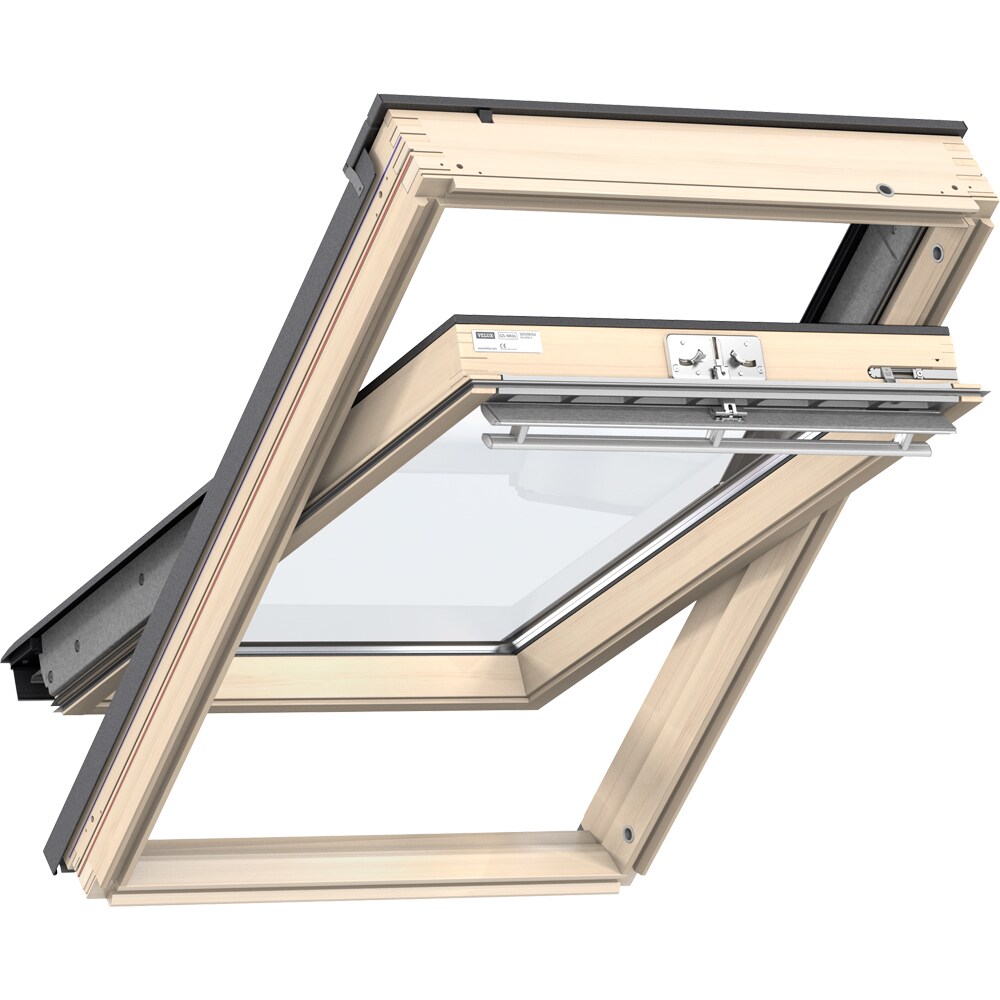 Fereastra mansarda VELUX Basic GZL SK08 1051Z, lemn, operare de sus, 114 x 140 cm, natur