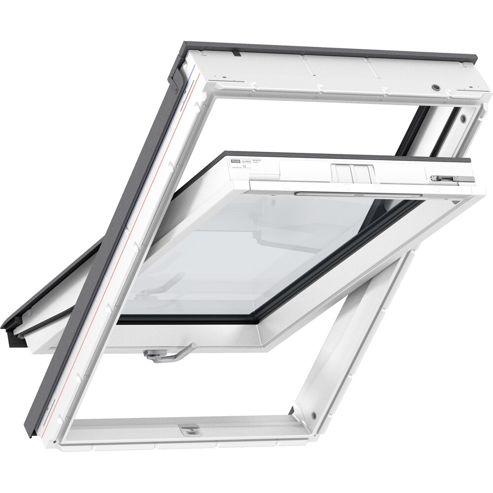 Fereastra mansarda VELUX Basic GLU MK04 0061B, lemn, operare de jos, 78 x 98 cm, alb