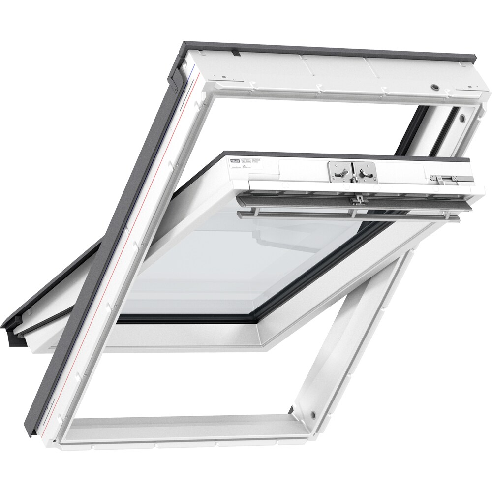 Fereastra mansarda VELUX Basic GLU SK08 0061Z, lemn, operare de sus, 114 x 140 cm, alb