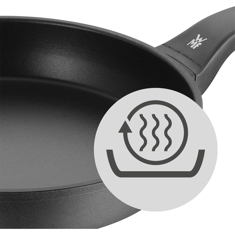 Tigaie WMF Permadur Premium, 28cm, aluminiu, negru