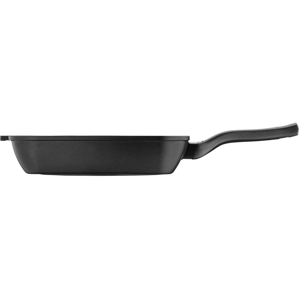 Tigaie grill WMF Permadur Premium, 28x28cm, aluminiu, negru