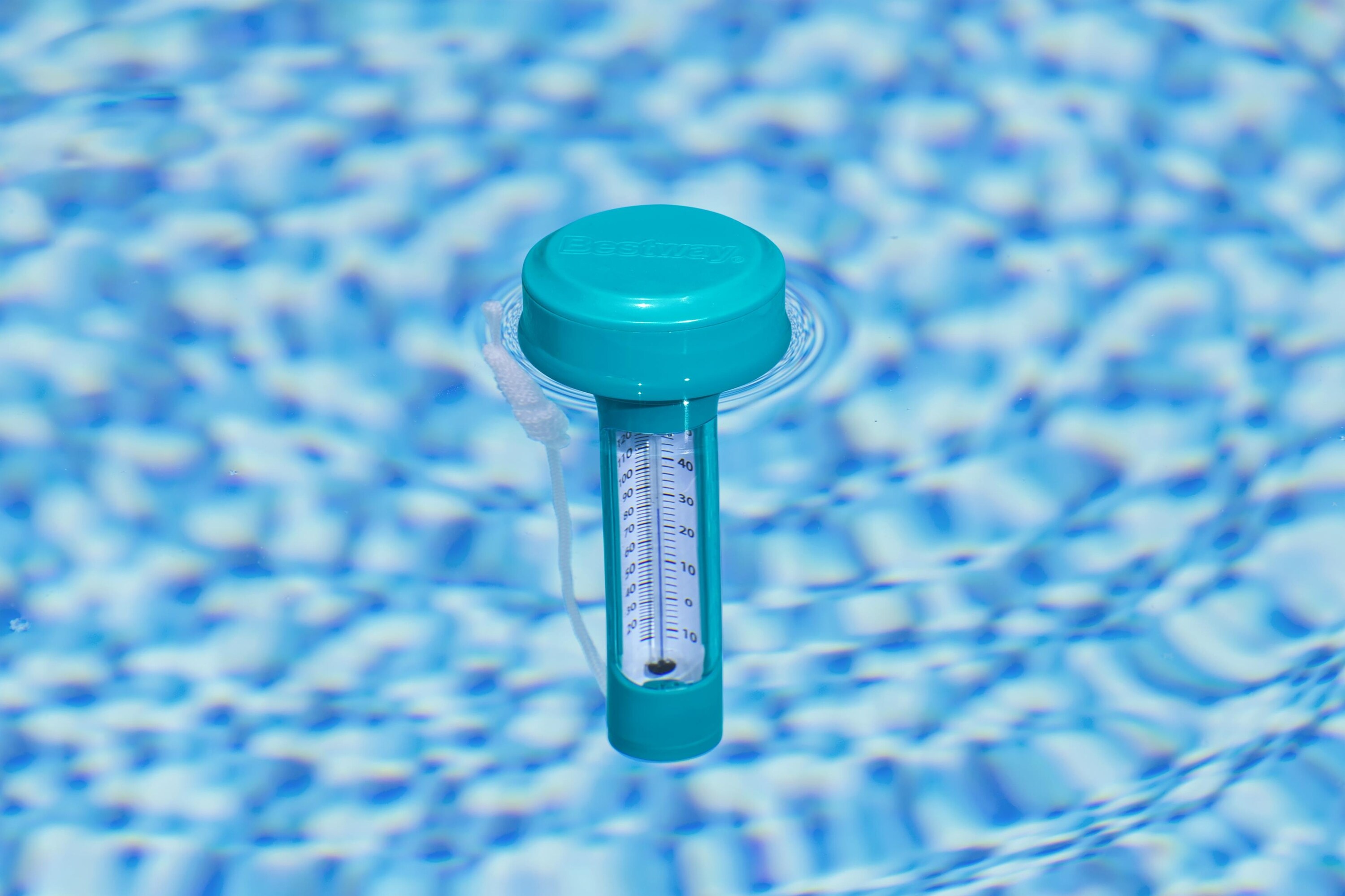 Termometru plutitor pentru piscina BESTWAY, 5x11x25 cm, turcoaz
