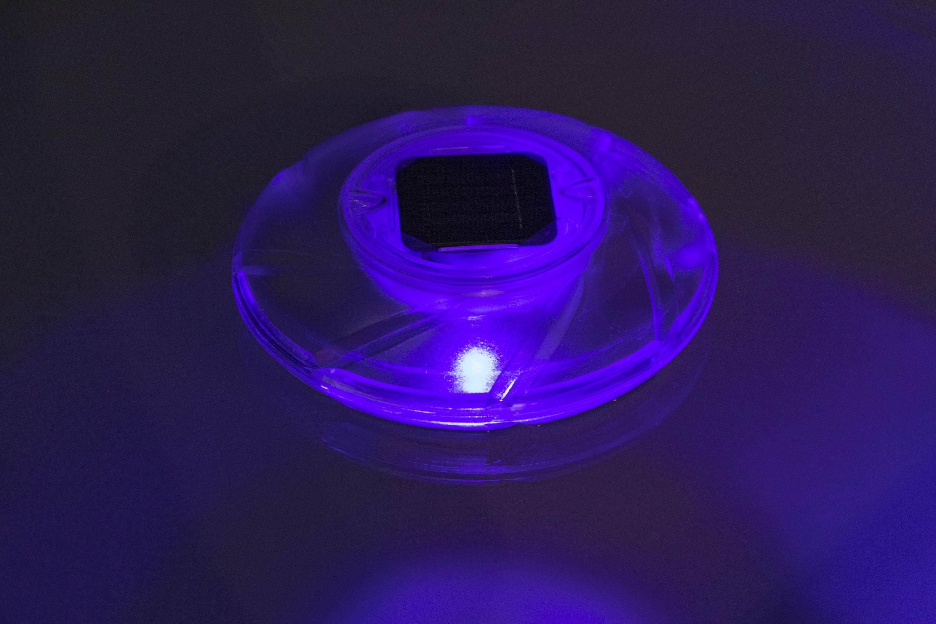 Lampa solara LED BESTWAY, pentru piscina, 7 culori, plutitoare, diametru 18 cm