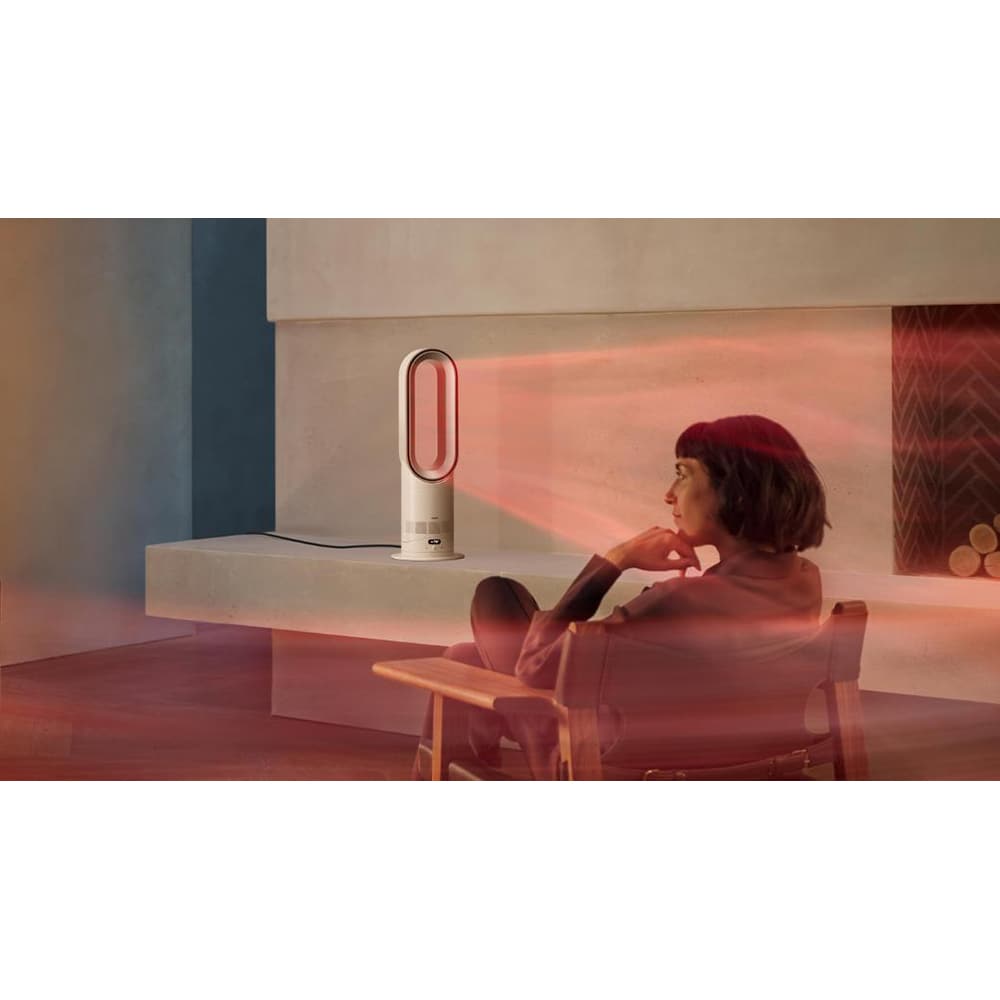 Ventilator de birou DYSON Hot+Cool AM15, Air Multiplier, 10 trepte viteza, Wi-Fi, alb