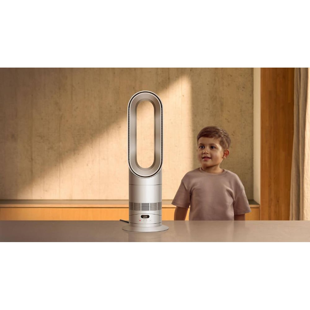 Ventilator de birou DYSON Hot+Cool AM15, Air Multiplier, 10 trepte viteza, Wi-Fi, alb