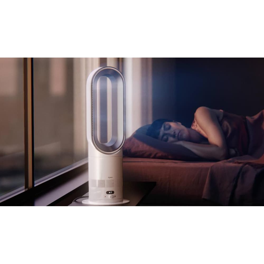 Ventilator de birou DYSON Hot+Cool AM15, Air Multiplier, 10 trepte viteza, Wi-Fi, alb