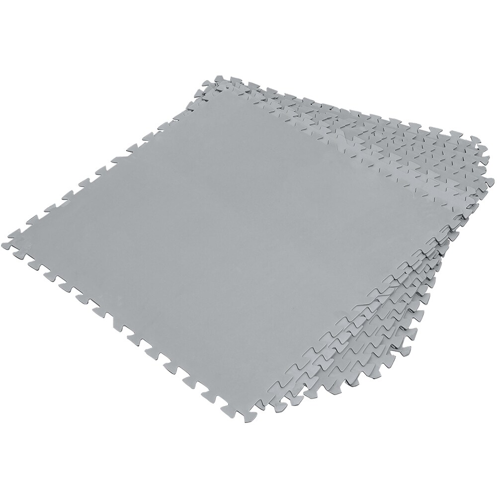 Covoras protectie sol BESTWAY, 78 x 78 cm, 9 buc, gri
