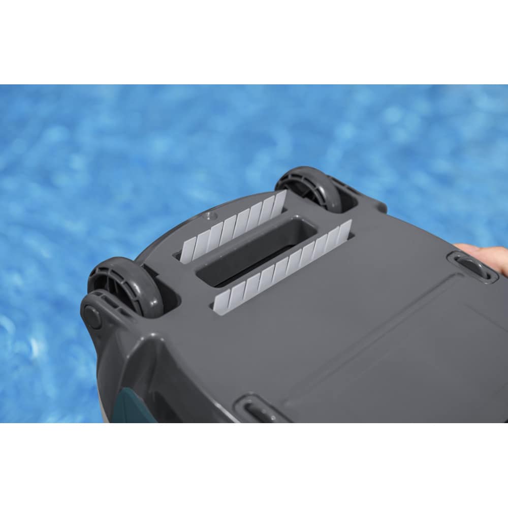 Robot curatare piscina BESTAWAY Aquatronix G510, autonomie 60 de minute, curatare pana la 30 mp, gri