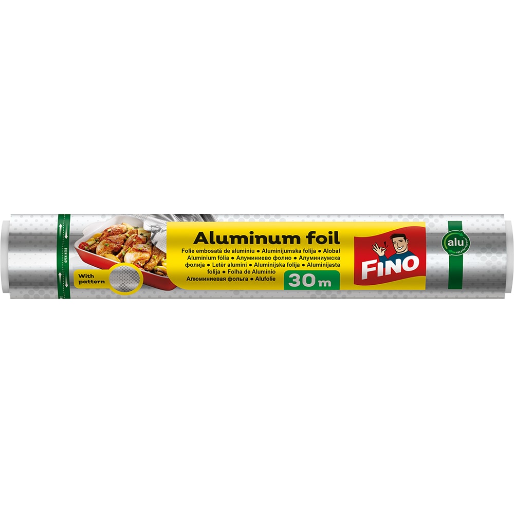 Folie alimentara din aluminiu FINO, embosata, 30 m