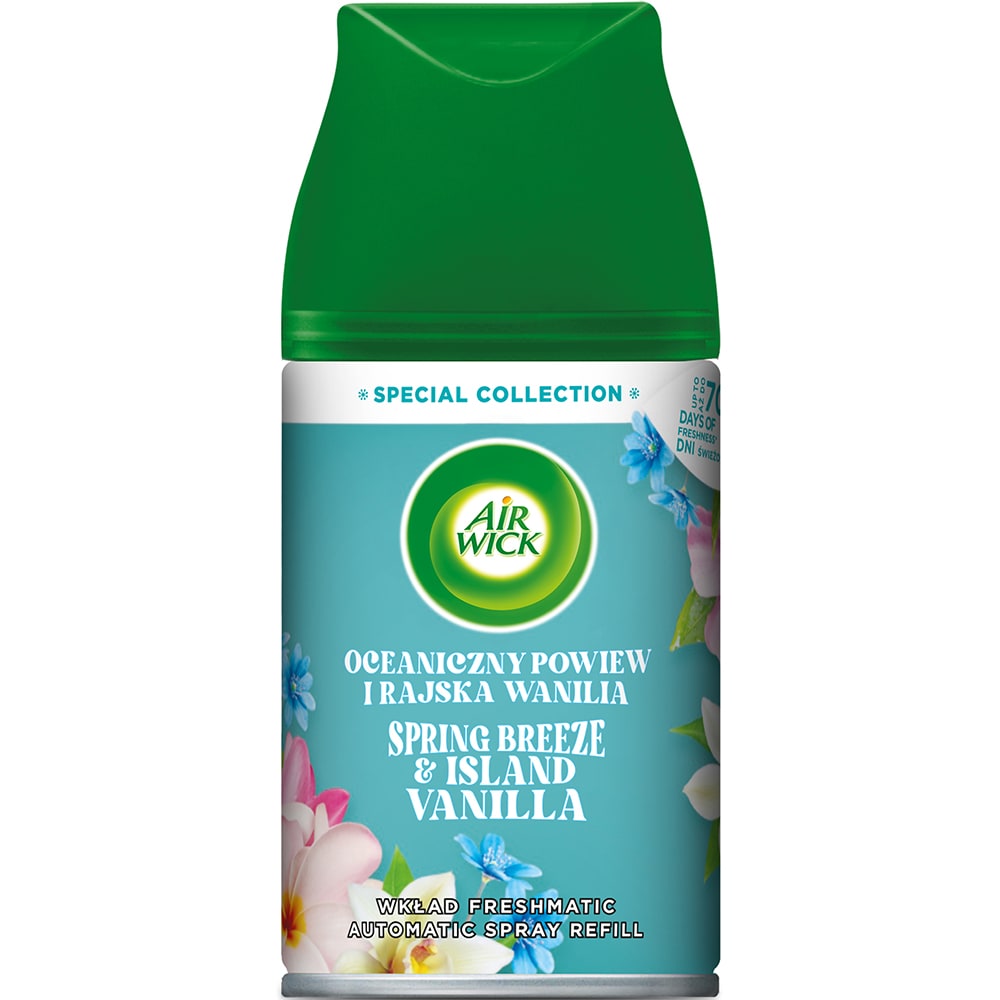 Rezerva odorizant de camera automat AIR WICK Freshmatic, Briza de primavara & Vanilie, 250 ml