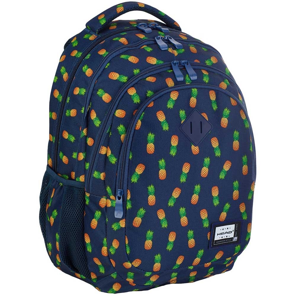 Ghiozdan HEAD HD-252, 4 compartimente, albastru