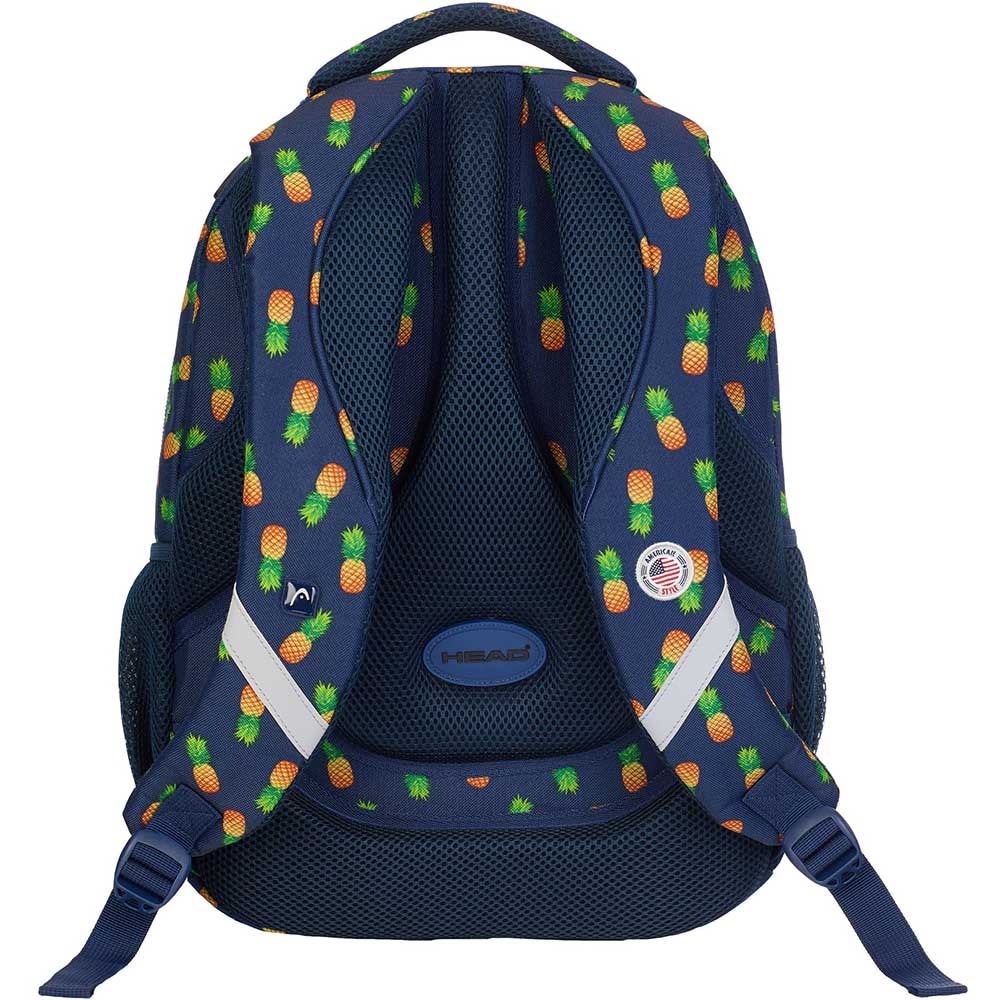 Ghiozdan HEAD HD-252, 4 compartimente, albastru