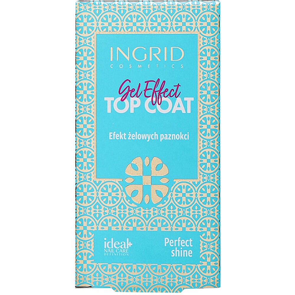 Lac de unghii INGRID Gel Effect Top Coat, 7ml