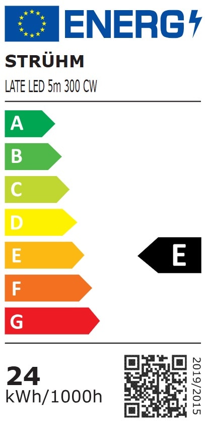 Banda LED SMD Struhm, 24W, 2100lm, 5m, IP20, alb rece