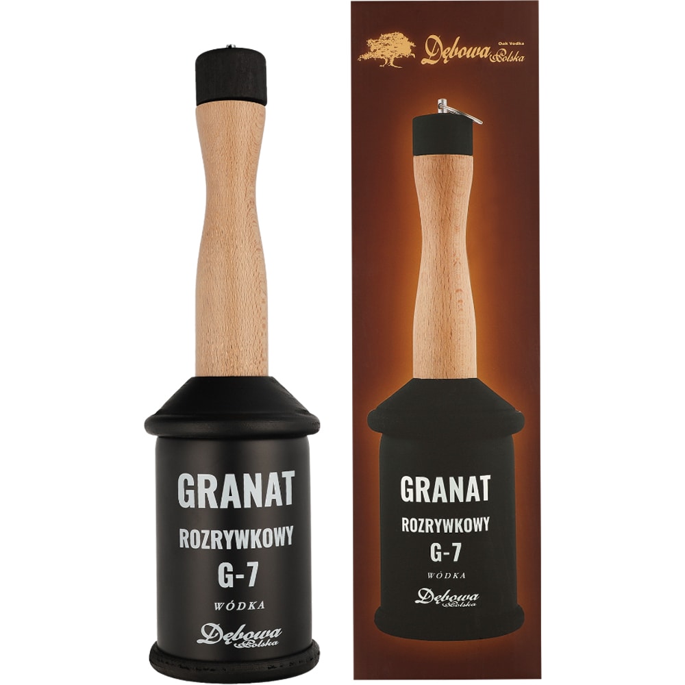 Vodka Debowa Polska Grenade, 0.7L