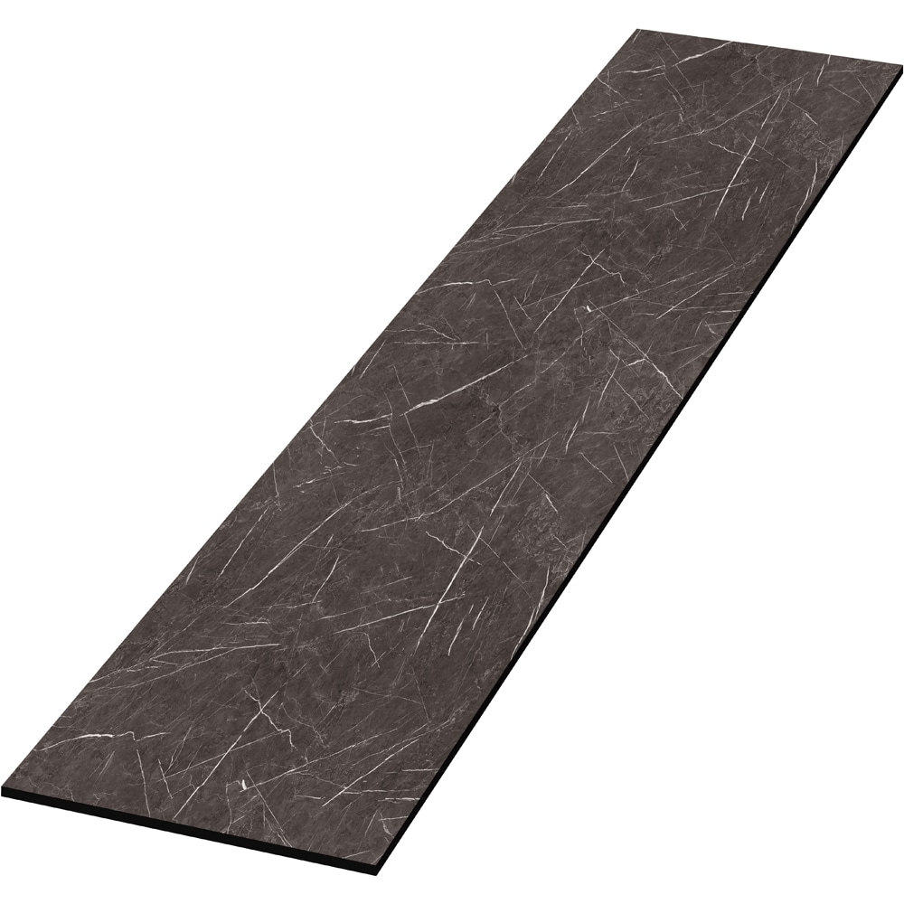 Blat bucatarie GOODHOME Marmor, 300 x 62 x 1.2 cm, gri inchis