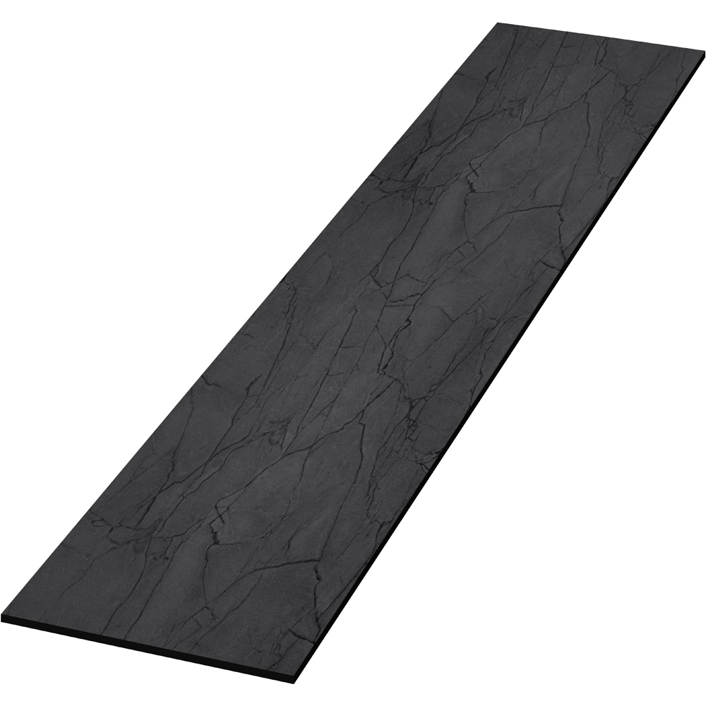Blat bucatarie GOODHOME Marmor, 300 x 62 x 1.2 cm, gri inchis