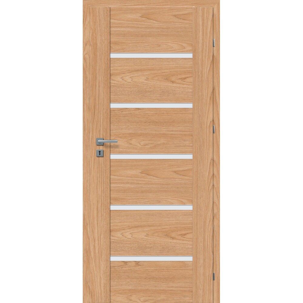 Usa interior CLASSEN Fido Model 3, cu geam, stanga, MDF, 70 x 204 cm, stejar tocantis