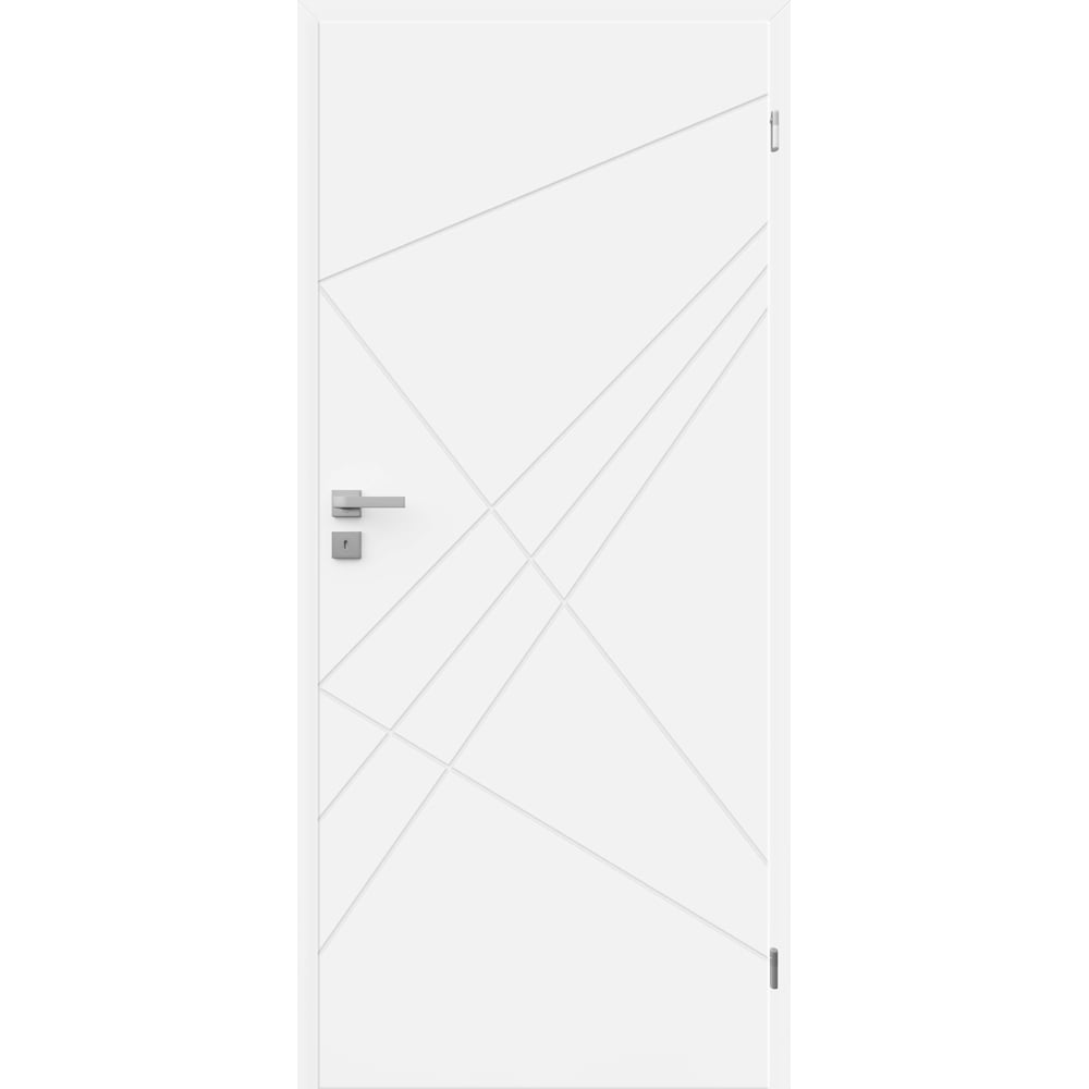 Usa interior CLASSEN Arventi Model 1, fara geam, stanga, MDF, 60 x 204 cm, alb