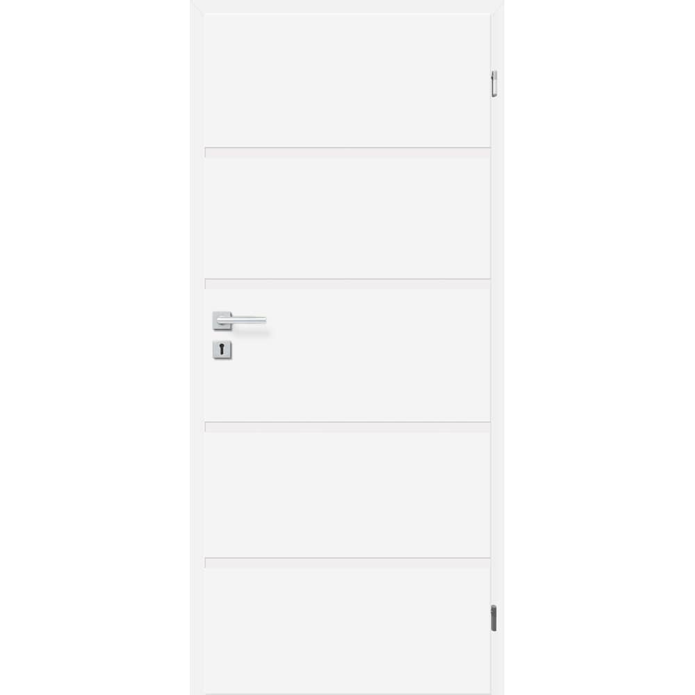 Usa interior CLASSEN Savona Model 1, fara geam, dreapta, MDF, 80 x 204 cm, alb