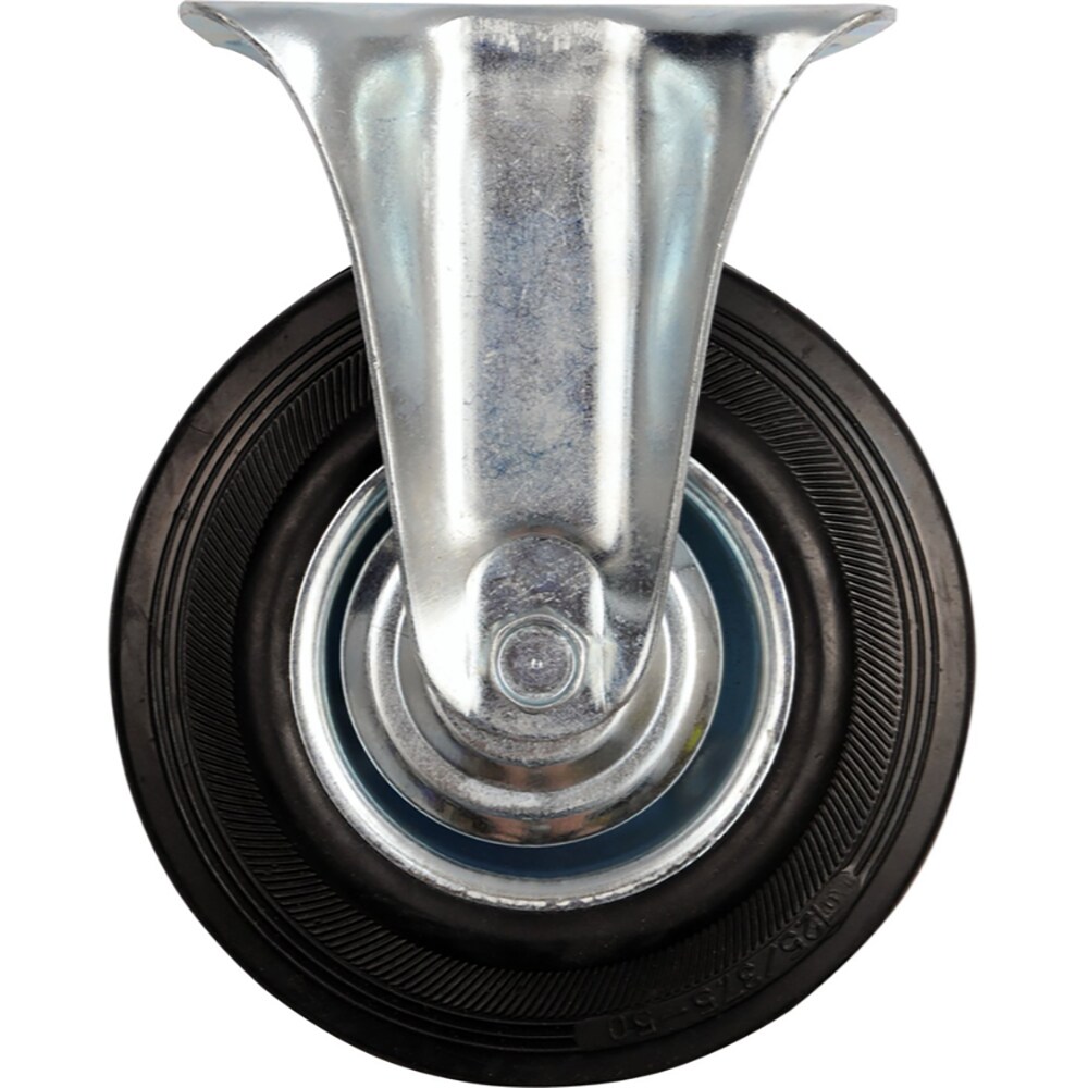 Roata fixa pentru carucior VOREL, cauciuc, D15.5 cm, negru