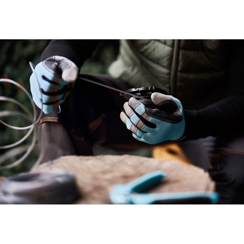 Fir insertie aluminiu trimmer, 2 mm, 15 m, negru