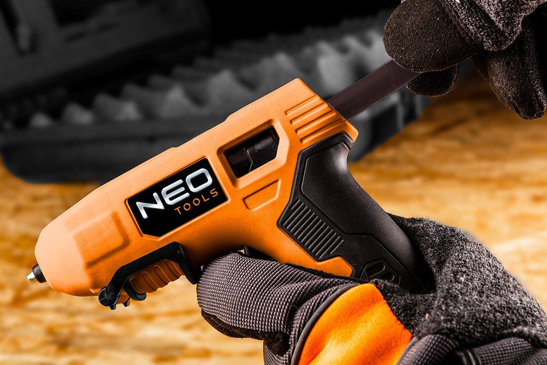 Batoane pistol lipit, 11 mm, negru, 12 buc  Neo