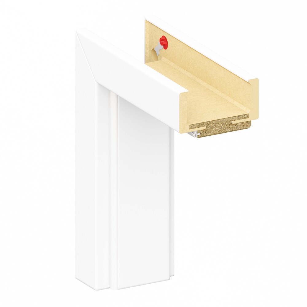 Toc usa reglabil CLASSEN 30-32, PAL, 68 x 205 cm, stanga, alb