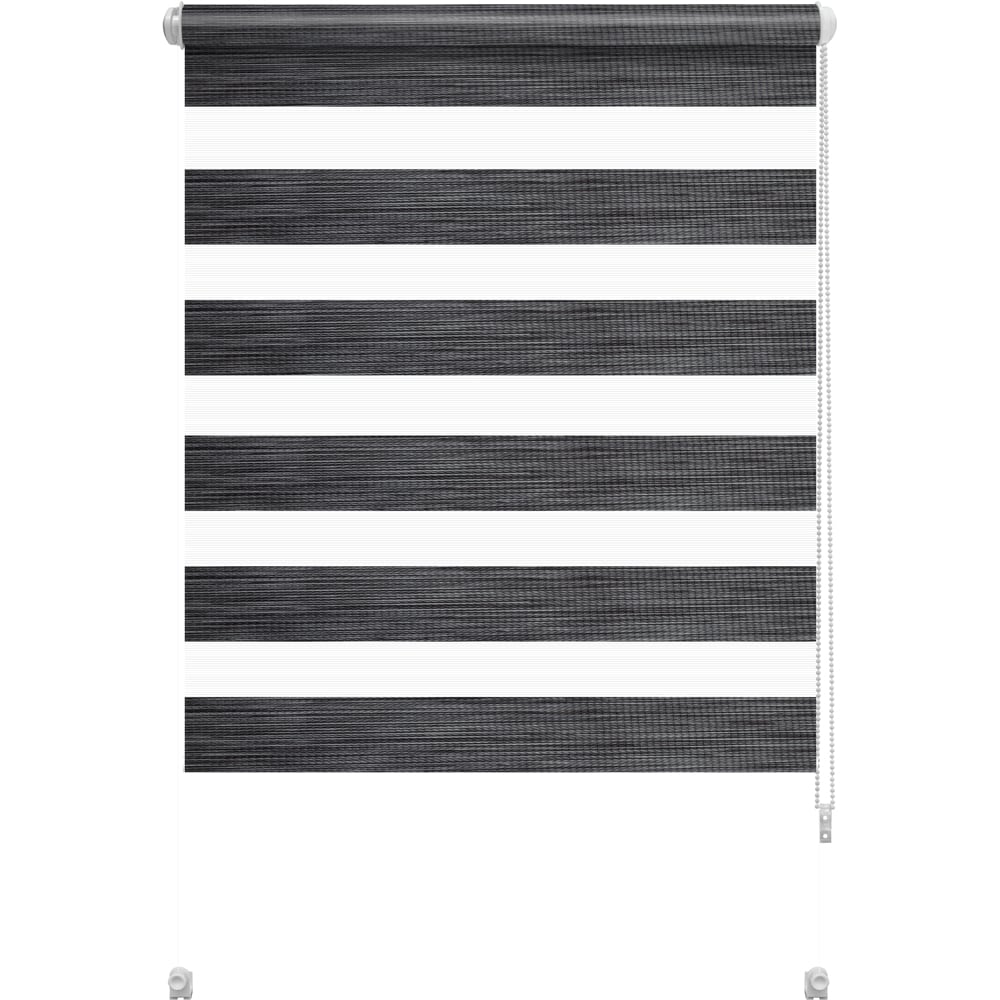 Rulou GARDINIA Smart D&N, semiopac, poliester, 64 x 140 cm, gri inchis