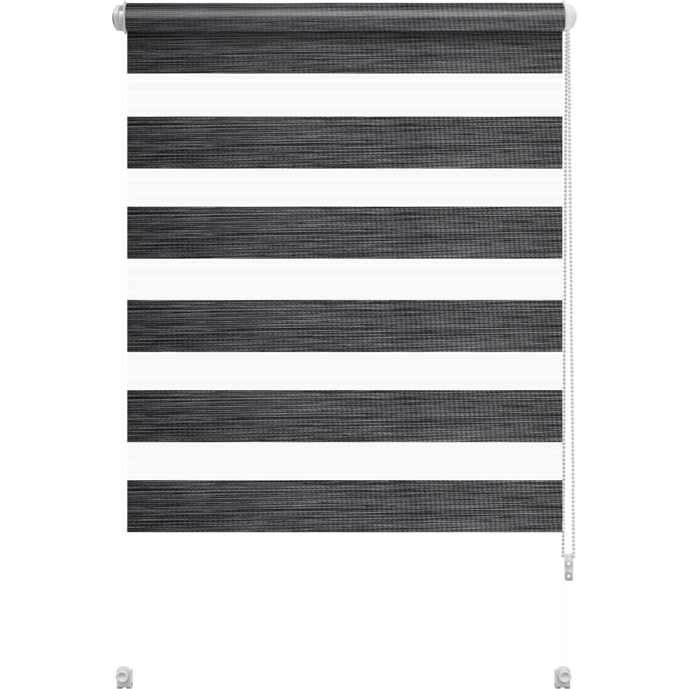 Rulou GARDINIA Smart D&N, semiopac, poliester, 101 x 140 cm, gri inchis