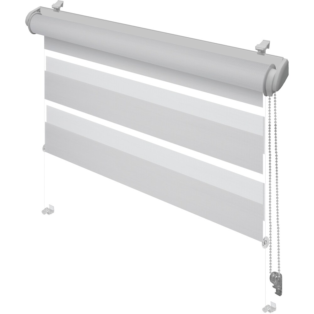 Rulou GARDINIA Smart D&N, semiopac, poliester, 101 x 140 cm, alb