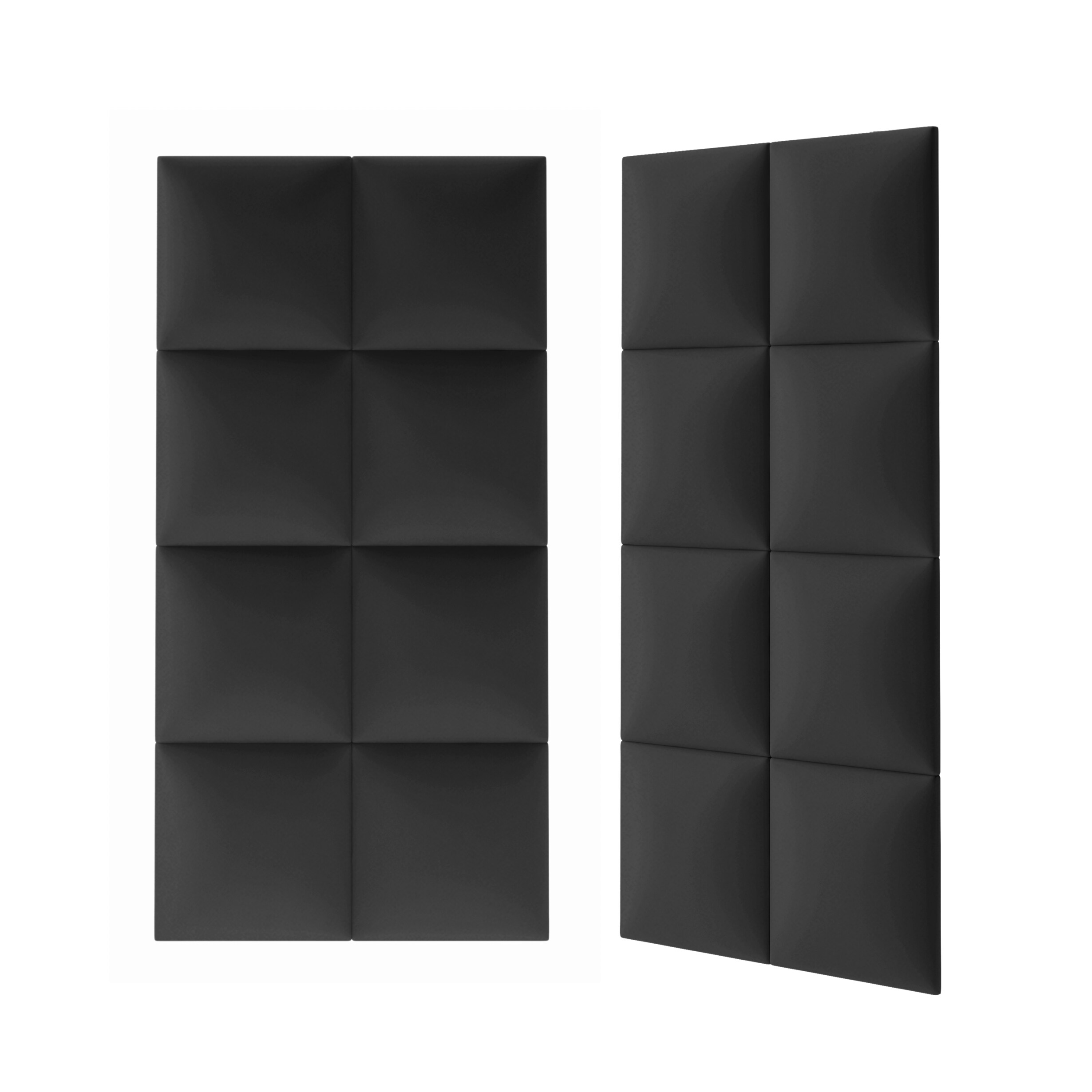 Panou tapitat Stegu, 30 x 30 cm, negru