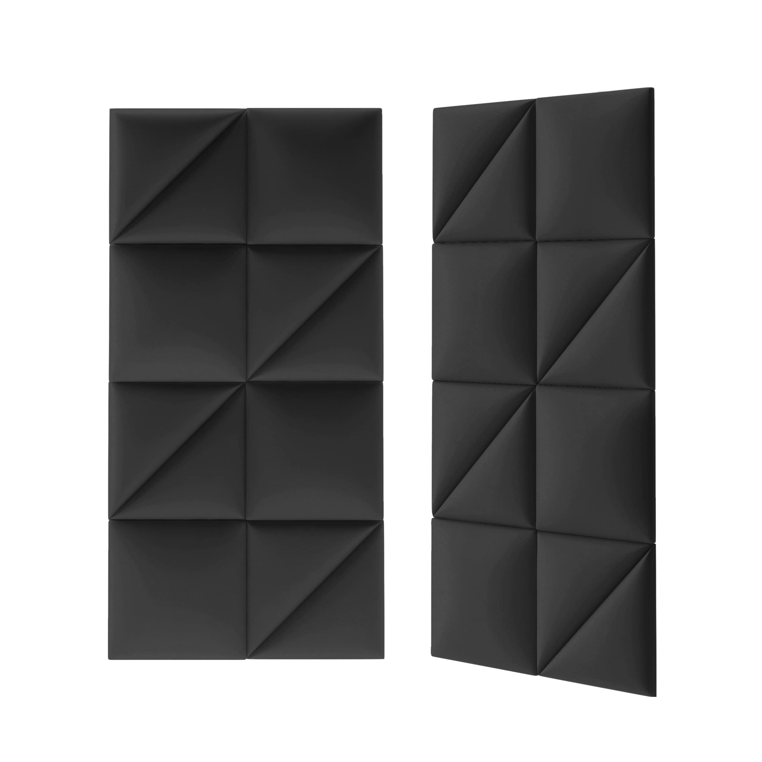 Panou tapitat Stegu, 30 x 30 cm, negru