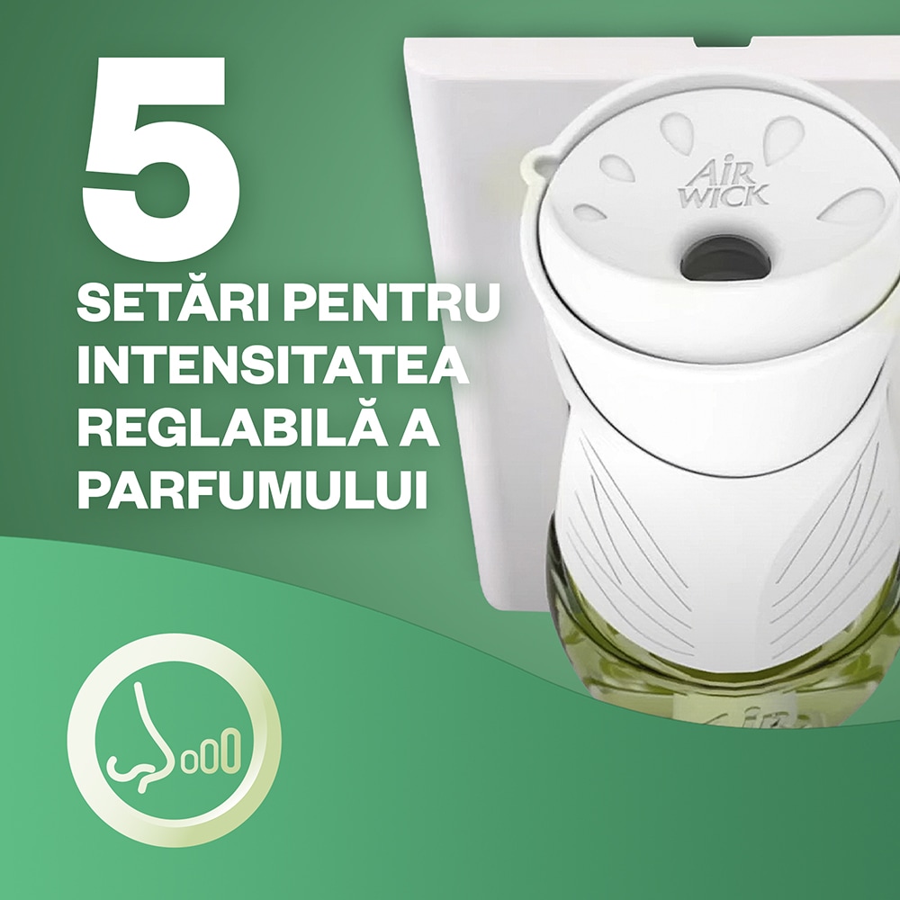 Odorizant de camera electric AIR WICK, Iasomie inflorita si Frezie, 19 ml