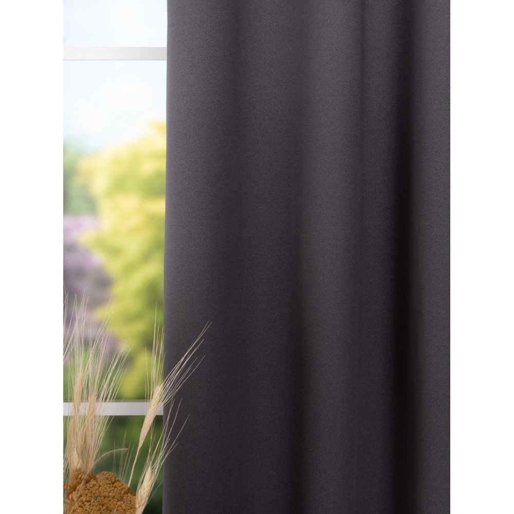 Draperie Altai, rejansa, 140 x 260 cm, semiopac, gri inchis