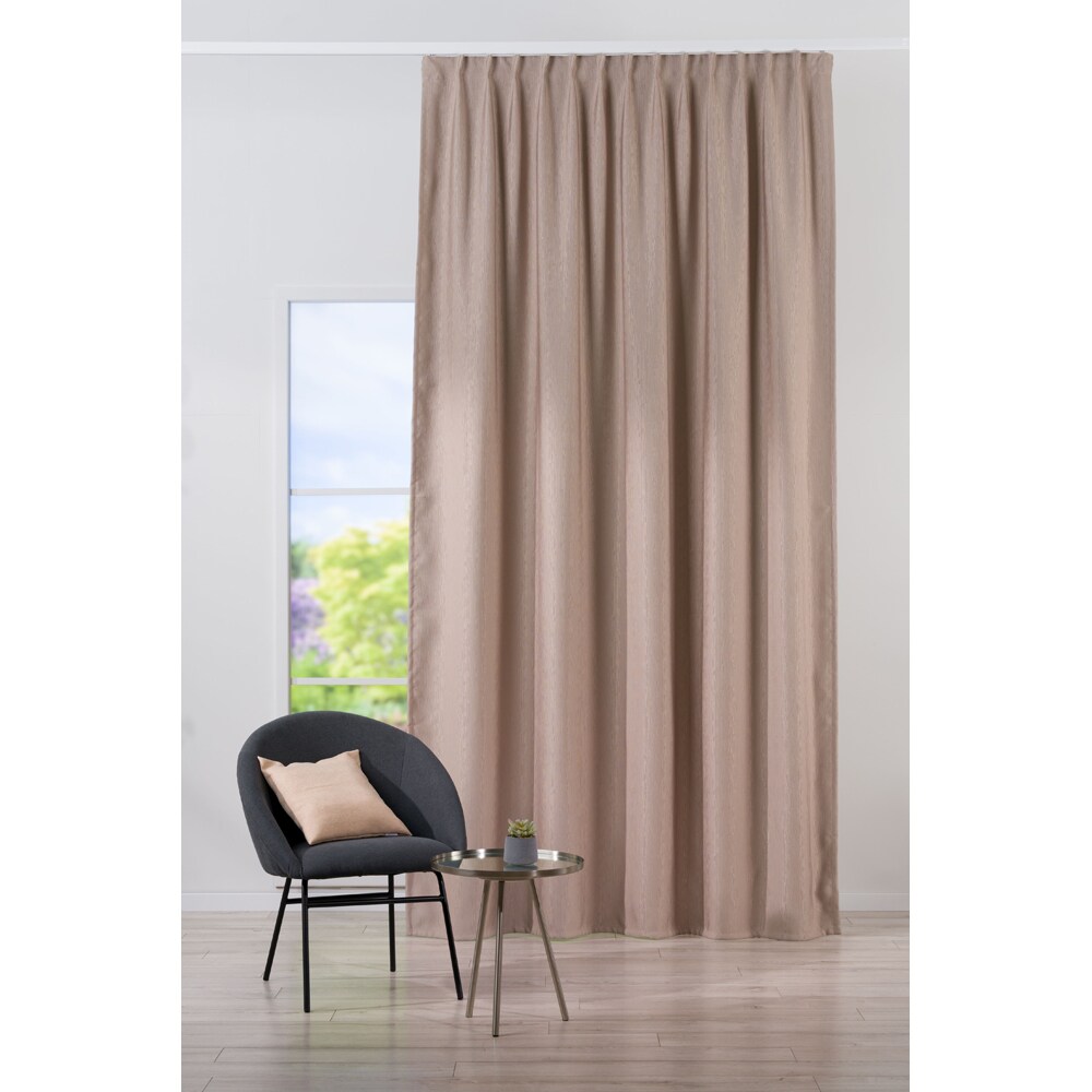 Draperie Agios, rejansa, 140 x 260 cm, semiopac, maro