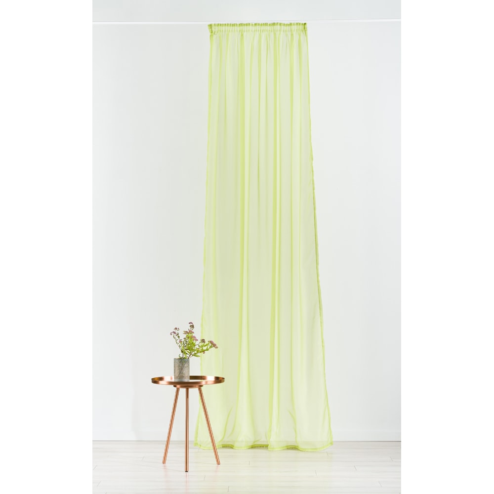 Perdea Mood, rejansa, 140 x 245 cm, verde