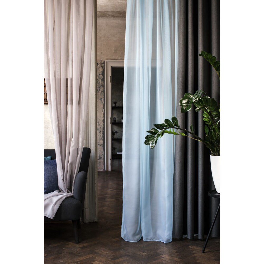 Perdea Mood, rejansa, 140 x 245 cm, albastru