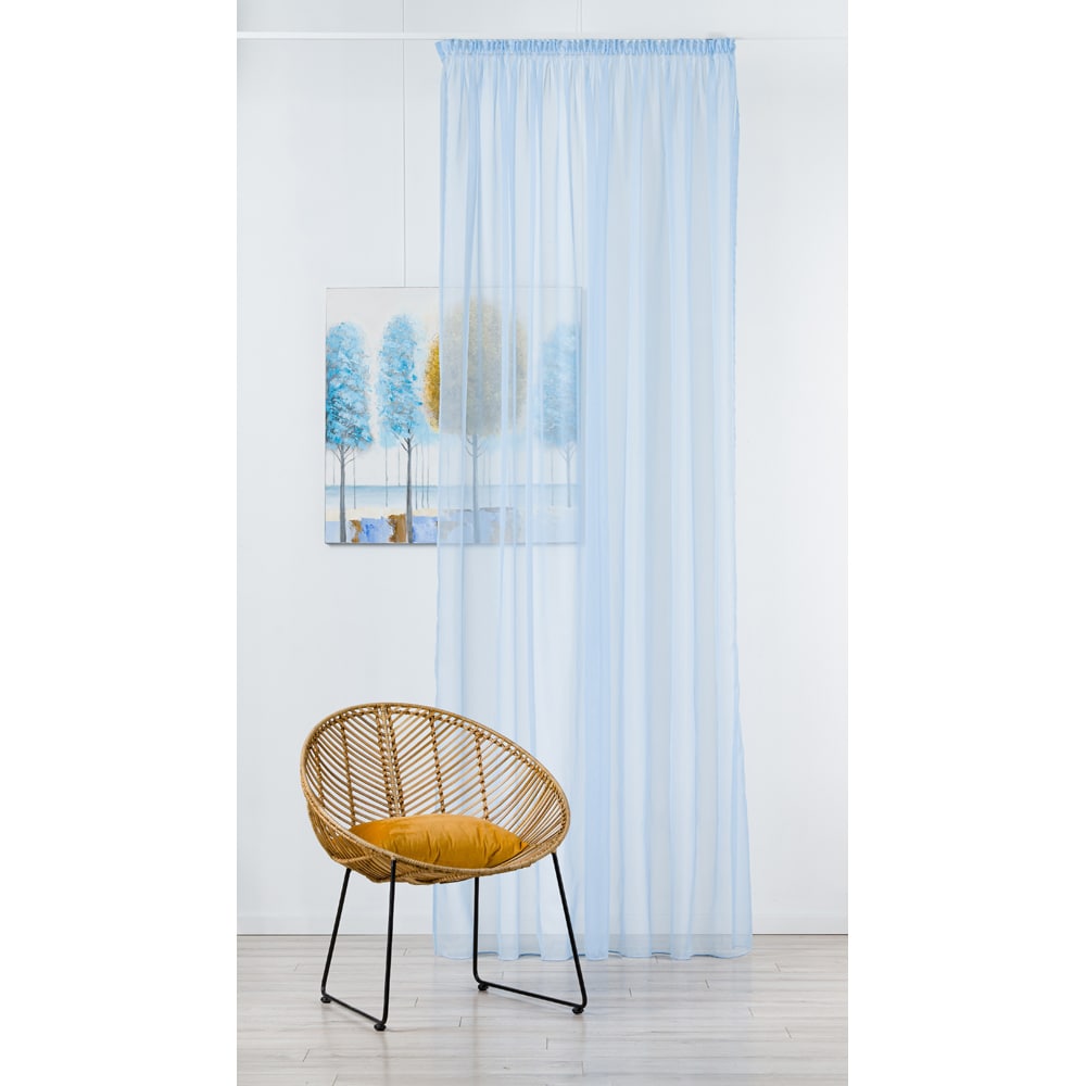 Perdea Mood, rejansa, 140 x 245 cm, albastru