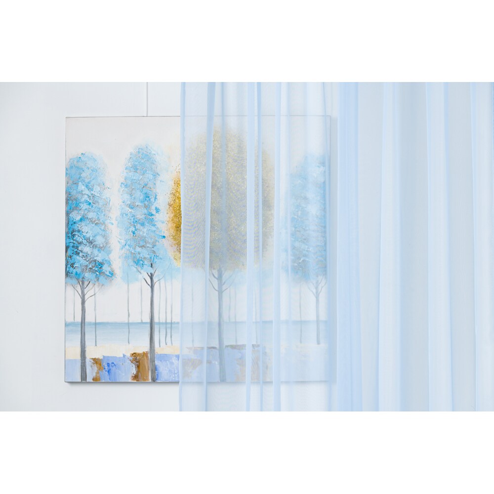 Perdea Mood, rejansa, 140 x 245 cm, albastru