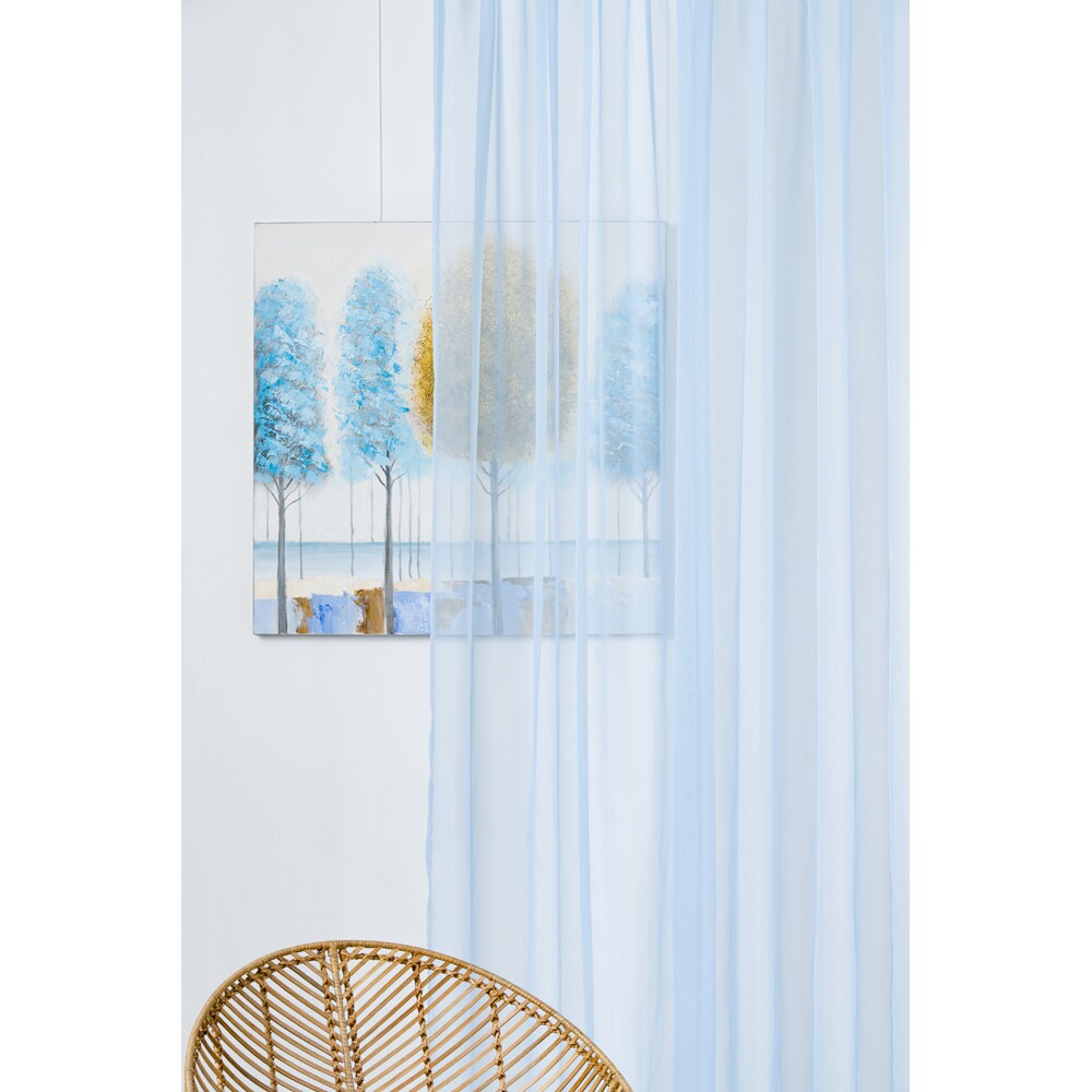 Perdea Mood, rejansa, 140 x 245 cm, albastru