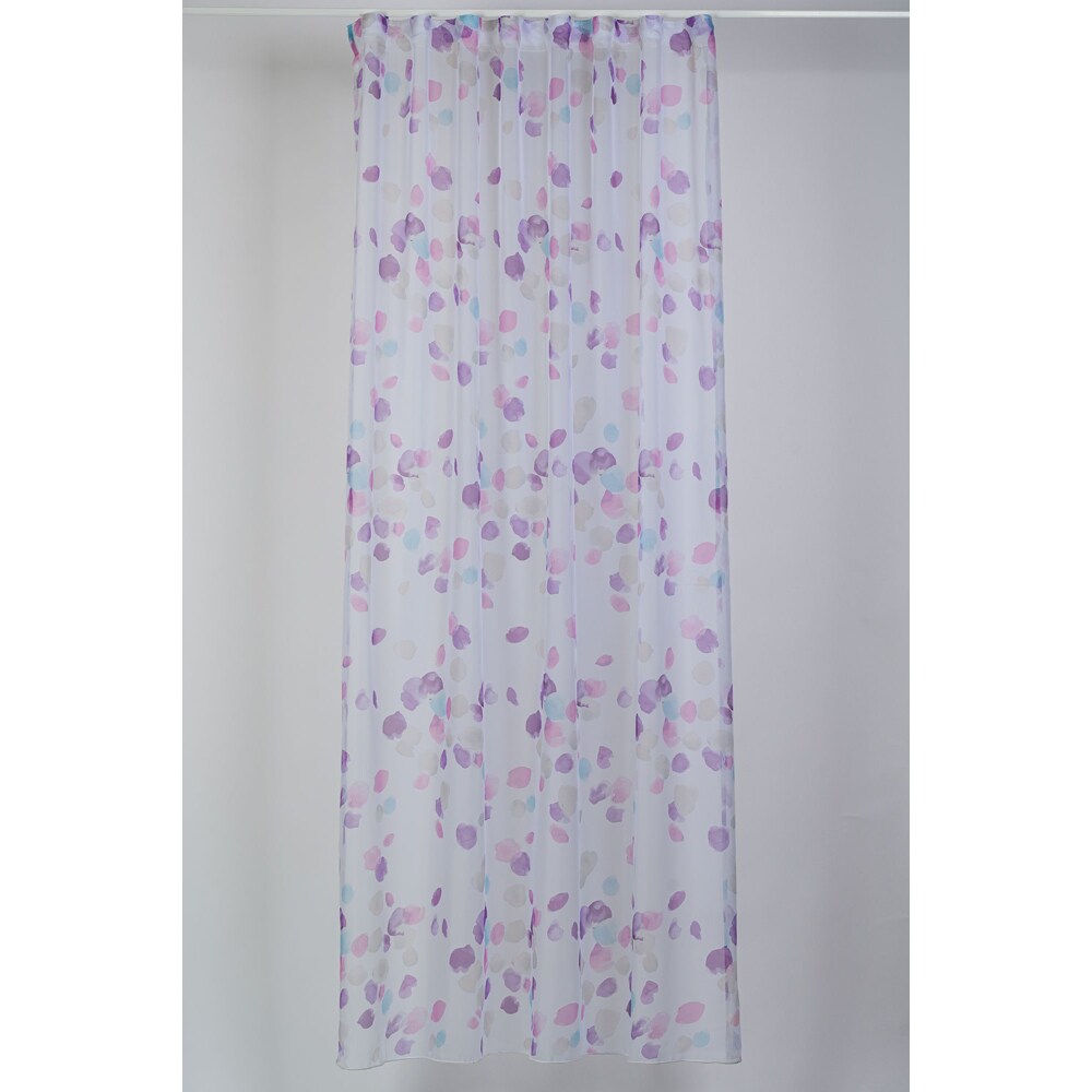 Perdea Loraine, rejansa, 140 x 260 cm, mov
