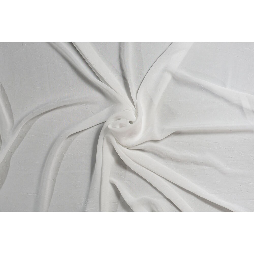 Perdea Toledo, rejansa, 140 x 260 cm, alb